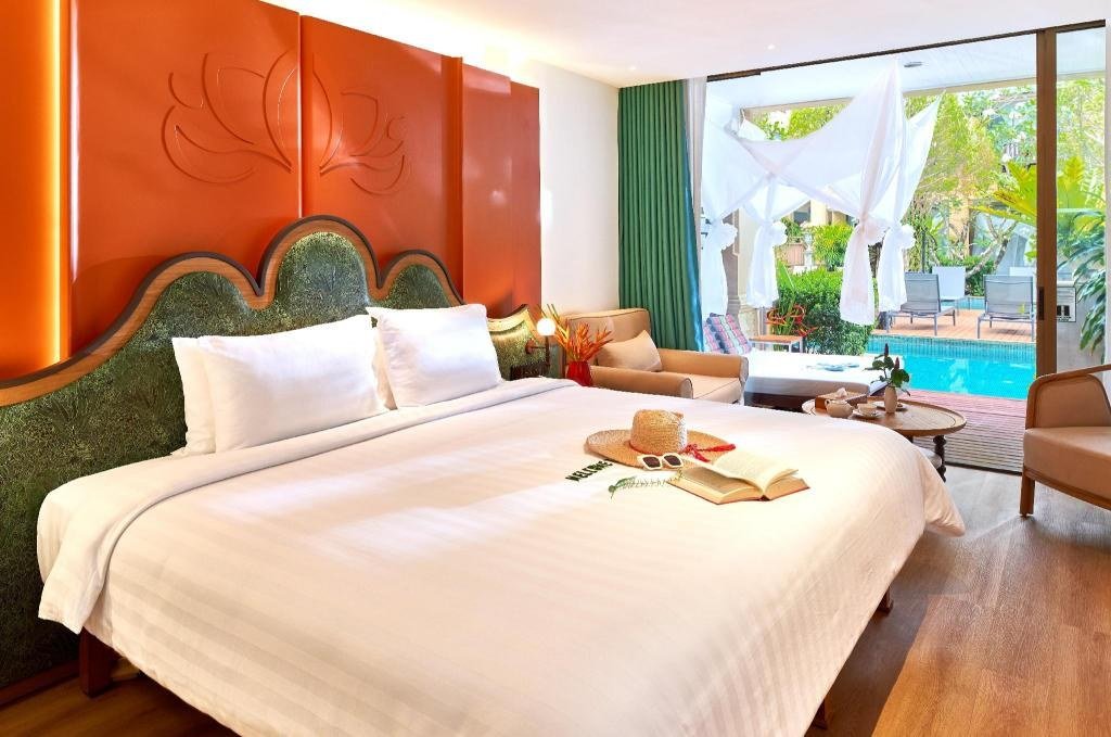 Burasari Phuket：Elite泳池直达房卧室