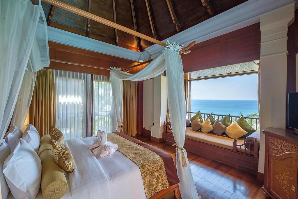 Diamond Cliff Resort & Spa：两卧泳池别墅卧室