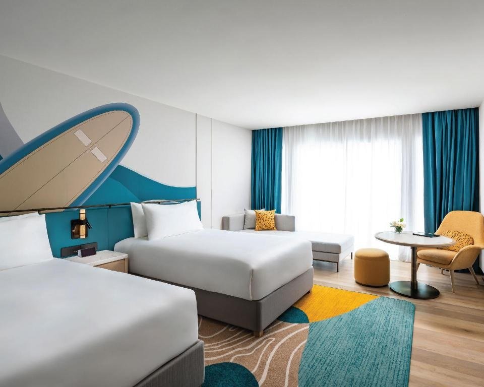 M Social Hotel Phuket:Social双床房平面图(Afterglow翼)